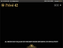 Tablet Screenshot of prive42.nl